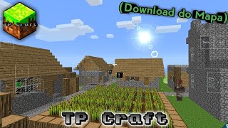 Vila do Minecraft no Exploration (Tp Craft) Mapa para download.