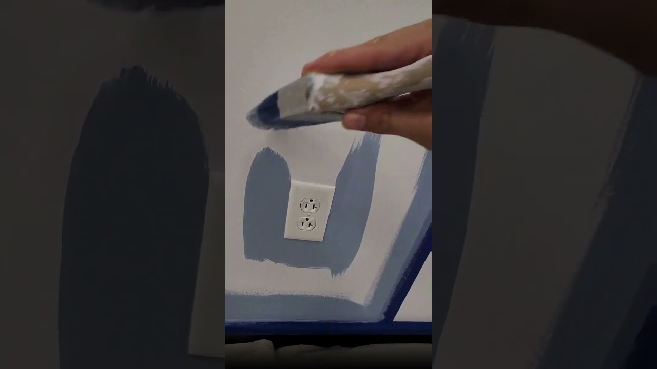 ASMR Therapy: Wall Painting Edition Part 2 #shortsfeed