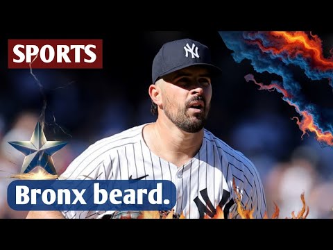 Yankees pitcher's facial hair divides social media fans. - YouTube