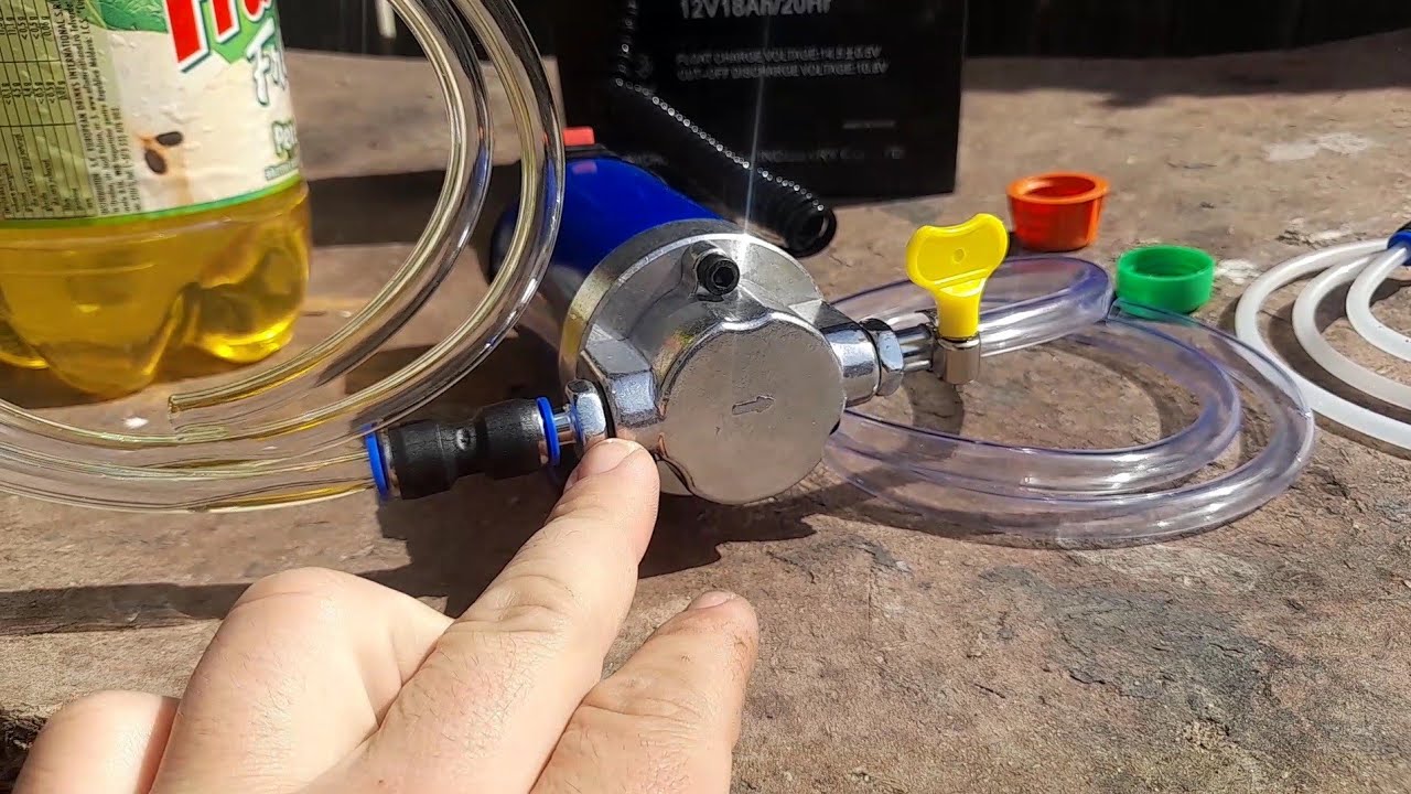 Pompă pentru transfer combustibil sau ulei-12v prezentare și test plus preț și altele‼️
