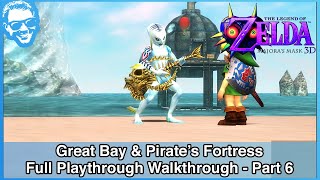 Great Bay & Pirates Fortress - The Legend of Zelda Majoras Mask 3D Walkthrough - Part 6 [4k]