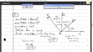 Geometry Chapter 1 Test Review Video