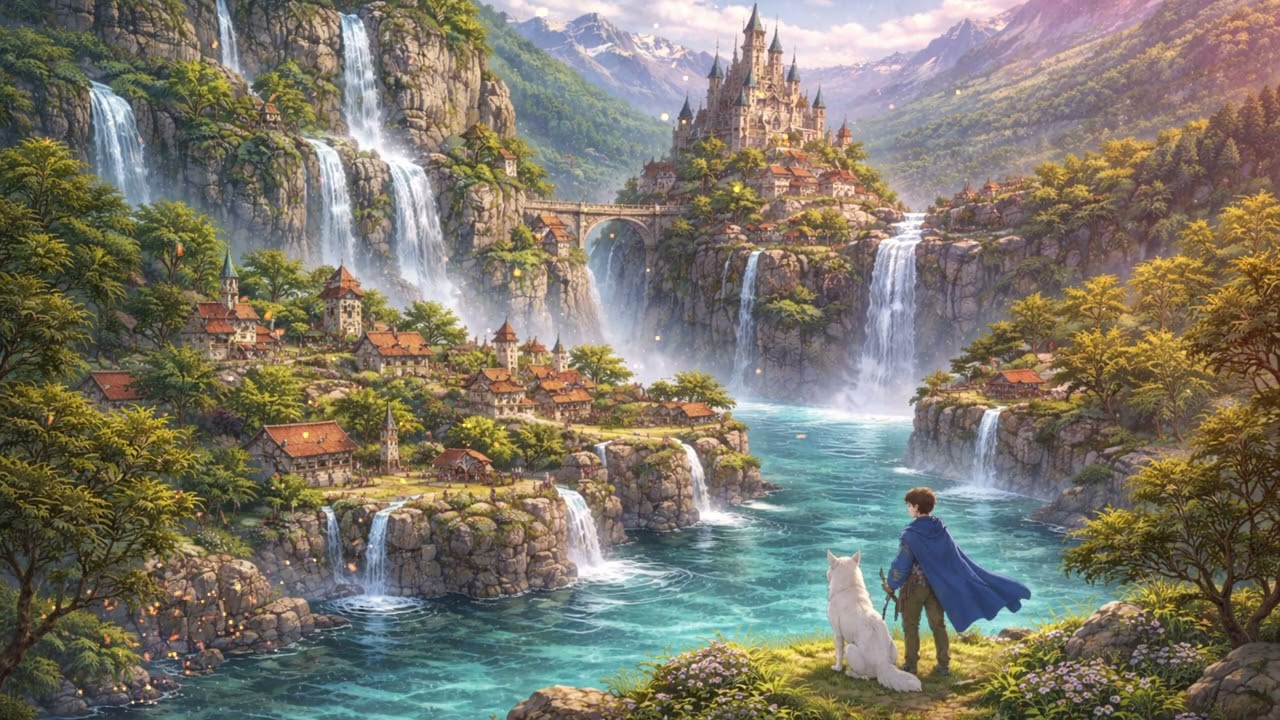 A Journey Through a Peaceful Fantasy World | Study Music