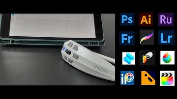 XENX Shortcut Controller can boost your creation in Adobe illustrator of iPad