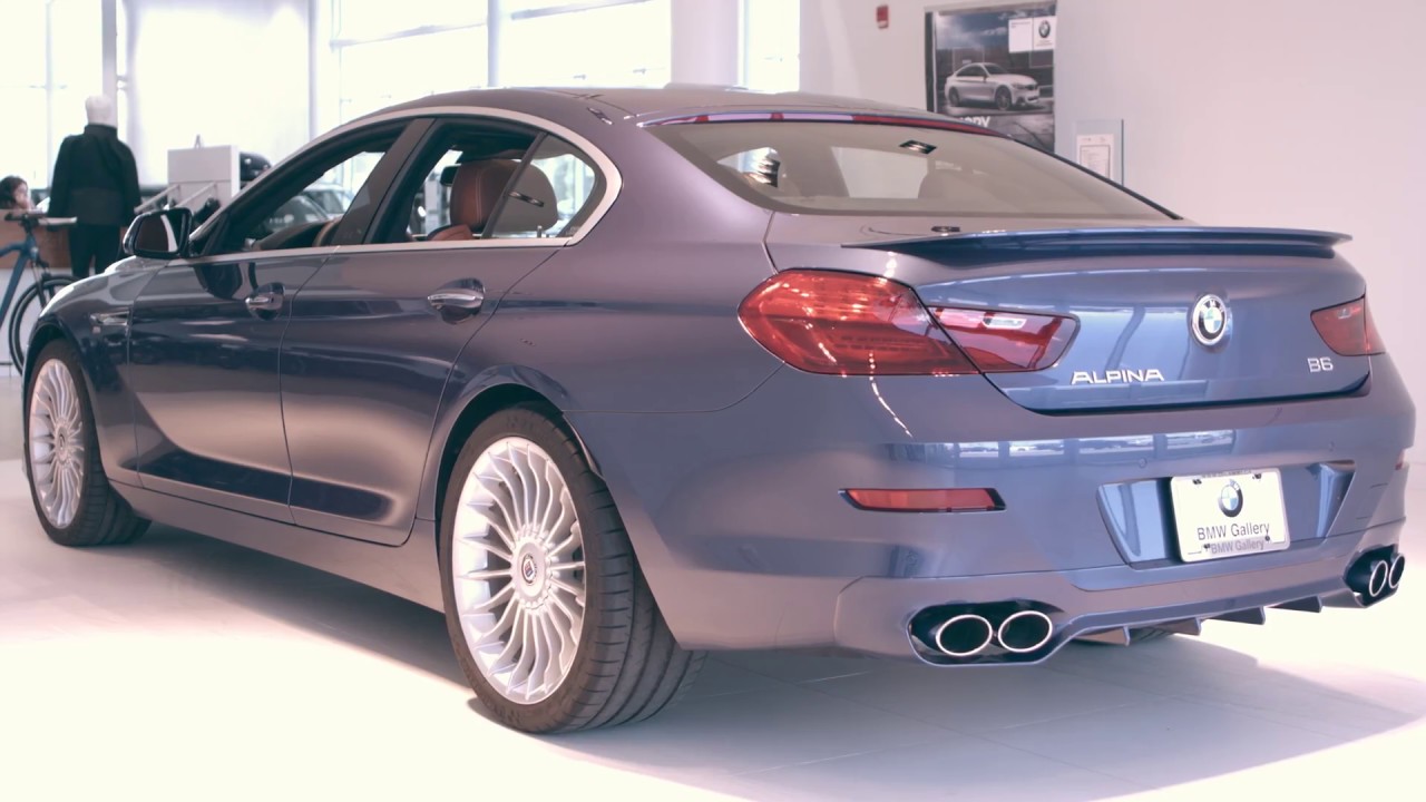 Waxing the BMW Alpina B6 at Calgary BMW