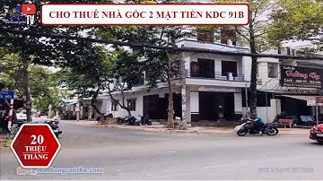 CHO THUÊ NHÀ GÓC 2 MẶT TIỀN ĐƯỜNG NGUYỄN HIỀN – TRỤC CHÍNH KDC 91B