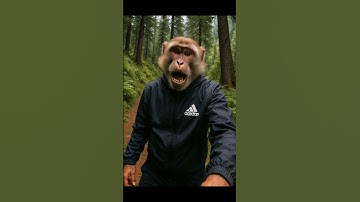 Monkey Vloger First Vlog In America forest, American Monkey making vlog, bigfoot vlog