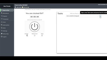 TimeClock App - IMONIT - How to add tasks to an employee