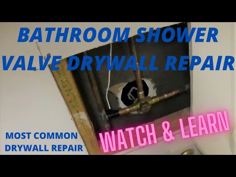 How to Patch Hole in Wall - How to Repair Drywall Repair - Plumbing Patch  plumbing  drywall  patch
