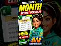 📅 Excel MONTH Function in 30 Seconds! | Extract Month from Date Easily ⚡ #Shorts