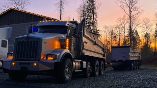 Doing The Ballard 500 with 31 other Truck and Trailer Dump Trucks.