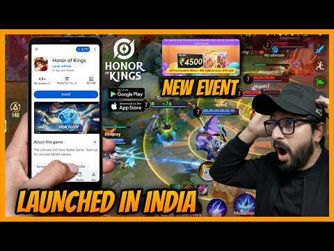 🔥biggest Esports Opportunity For Indian Players L Honor Of Kings Launched In India