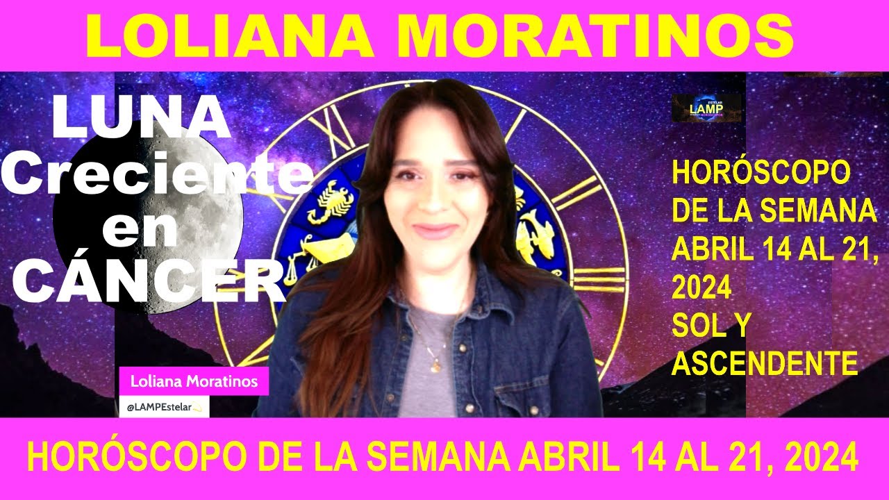 Luna Creciente en Cáncer Horóscopo de Abril 14-21 Sol y Ascendente por ...