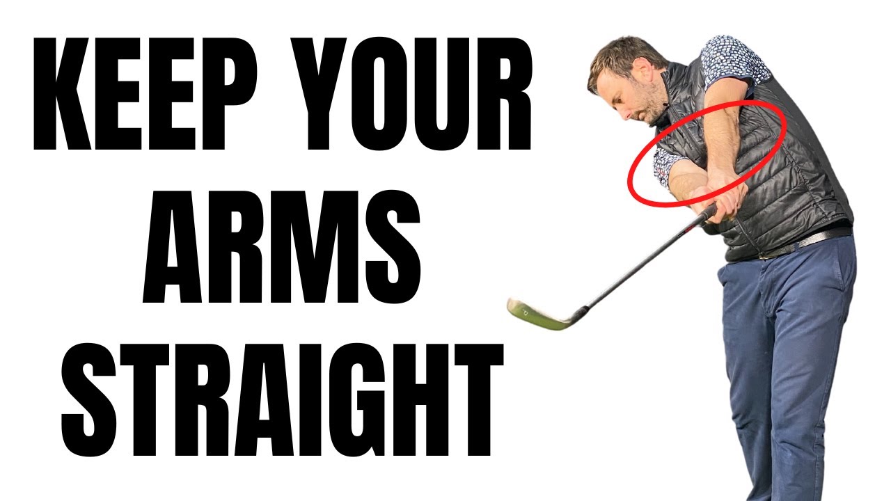 This Drill Keeps Your Arms Straight in the Golf Swing YouTube