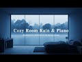 Rain Sounds and Relaxing Piano Music for Late Night Deep Sleep