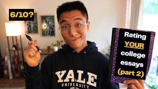 Rating YOUR College Essays | Yale 