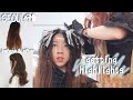 【en/kr】Seoul vlog | Hair Salon in Korea | dying my hair + getting highlights