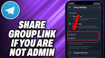 How To Share Telegram Group Link if You Are Not Admin (2025) - Quick Help