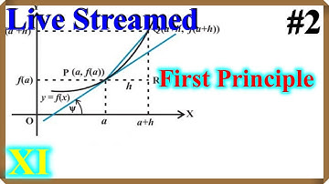 Class 11 Maths Derivatives First Principal Live R B Classes