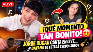 WAS DAYANA WATCHING? 👀❤️ JORGE DUCAN GOES LIVE PLAYING GUITAR & SINGING