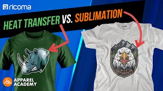 HEAT TRANSFER Vs. SUBLIMATION  | T-Shirt Printing \& More | Apparel Academy (Ep56)