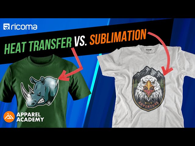 HEAT TRANSFER Vs. SUBLIMATION, T-Shirt Printing & More
