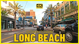 Driving Downtown Long Beach | Los Angeles, California USA [4K UHD 60fps]