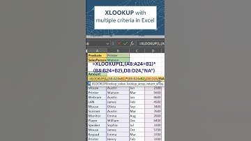 How to use Xlookup with multiple criteria #excel #exceltips  #exceltutorial  #shorts #shortsfeed