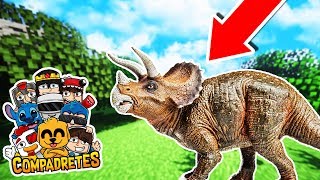 #COMPADRETES: VUELVE MONDONGO!! ππ± SERIE DE MODS DINOSAURIOS EN MINECRAFT #CoMPaS Episodio 10