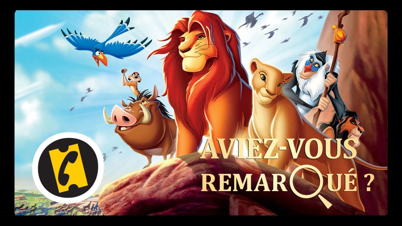 Le Roi Lion : 12 détails que vous n'aviez jamais remarqués