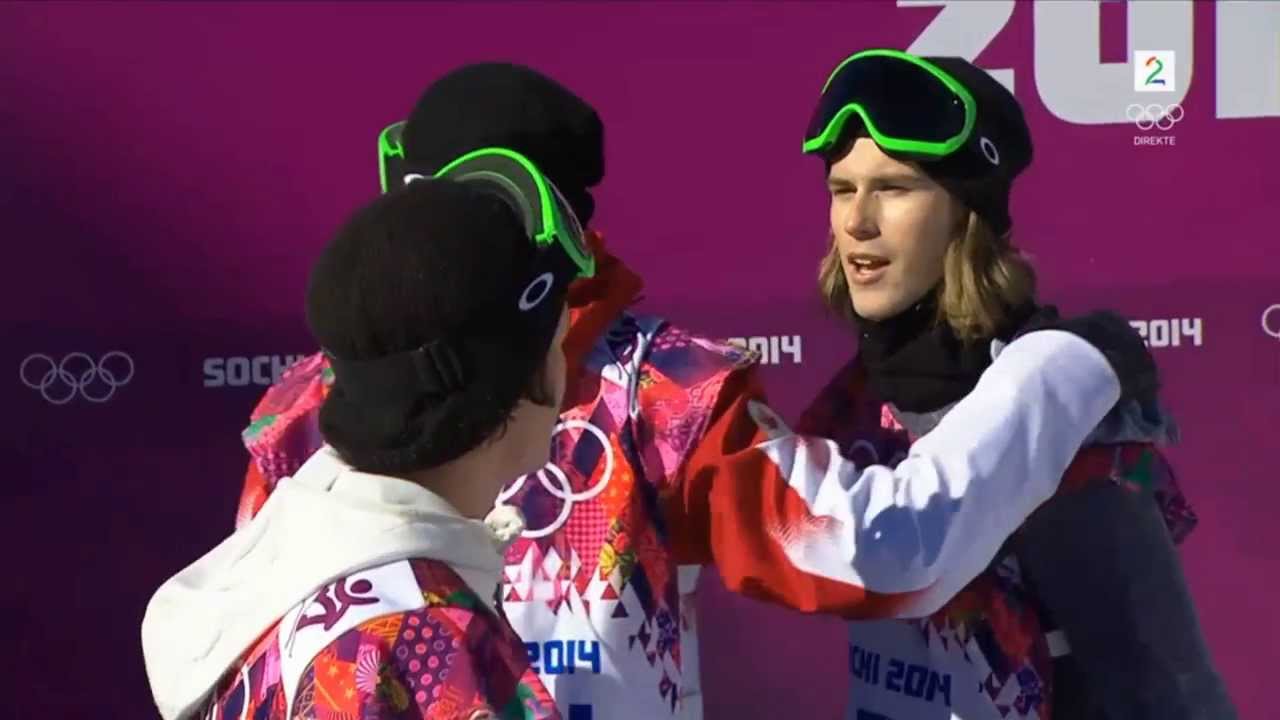 Sochi 2014 Snowboard Slopestyle Ståle Sandbech Danish Commentators