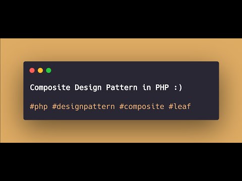 Composite Design Pattern in PHP