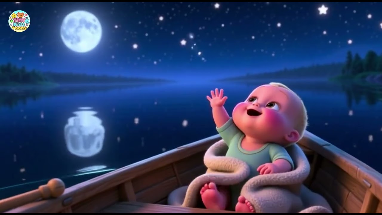 Sleepy Bear’s Moon Boat 🌙🐻🚤 | Bedtime Story for Kids | Calm Sleep Song & Night Routine