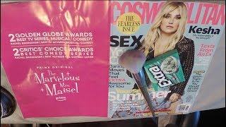 Asmr Kesha Magazine Flip Through With Gum, Whisper & Brush
