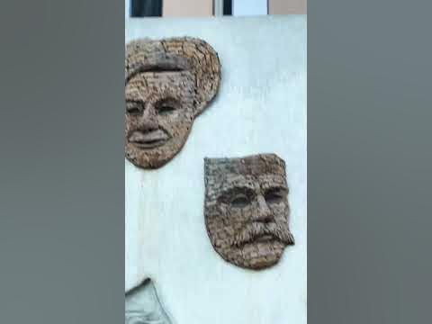 Біла Церква скульптура театральні маски #білацерква #белаяцерковь # ...