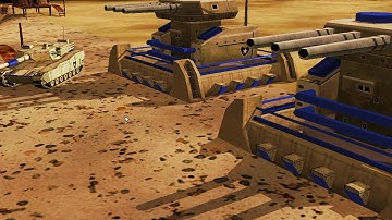 USA Land Force vs 2 GLA Toxin General | Mod GENERALS CONTINUE 3.02 | C&C Generals Zero Hour