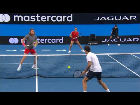 Team Greece v Team Switzerland highlights (RR) | Mastercard Hopman Cup 2019