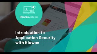 Introduction to Application Security with Kiuwan