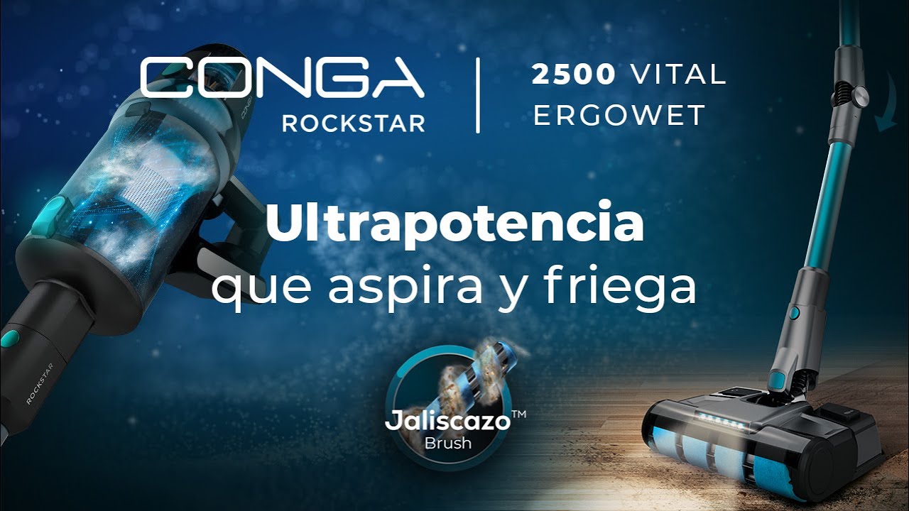 Aspirador Escoba CECOTEC Rockstar 7500 Astral Ergo