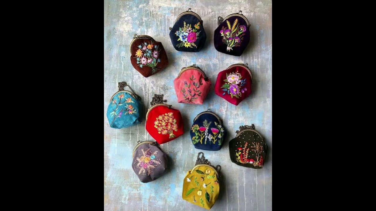 beautiful small bags with hand embroidery#shorts #embroidery #handembroidery #newvideo beautiful small bags with hand embroidery#shorts #embroidery #handembroidery #newvideo