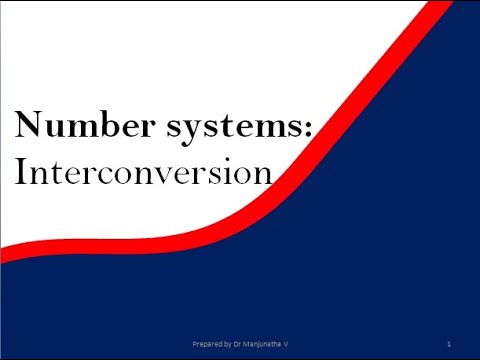 NUMBER SYSTEM: INTERCONVERSION|BINARY|DECIMAL|HEXADECIMAL