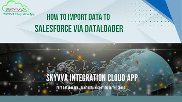 How to Import Data to Salesforce via DataLoader?