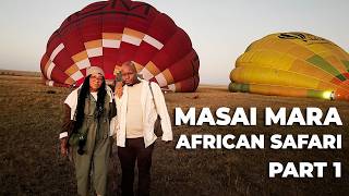 Travel vlog - SUNRISE BALLOON AFRICAN SAFARI | Kenya Travel Vlog