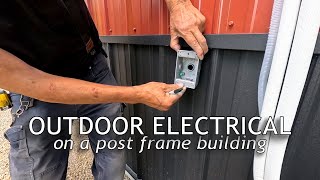 Outdoor Rab Electrical Post Post Mounted Outdoor Electrical Outlet