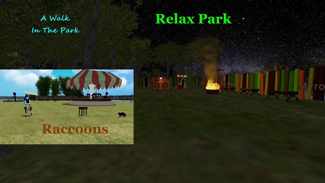 Relax Park & Raccoons VRChat YouTube