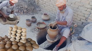 How to make clay pot Making In Small Factory With Hand | Pottery Making With Clay