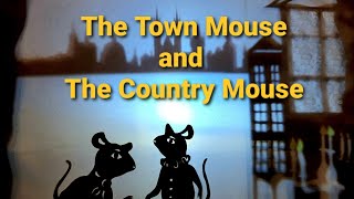 Aesop's Fable: The Town Mouse and The Country Mouse shadow puppet storytelling for kids