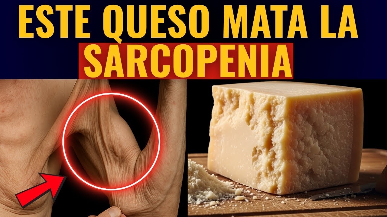 ¡Este QUESO DETIENE la Sarcopenia al Instante! Mucho Mejor que el Huevo