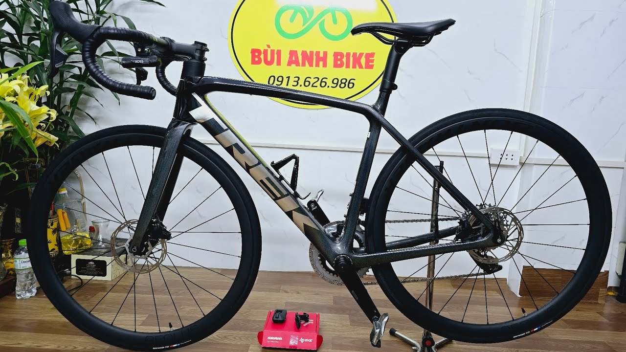 (ĐÃ BAN)TREK EMONDA SL6 AXS khung vành CARBON gr Điện SRAM RIVAL AXS 2x12 CỐI NỔ 45-51 ĐT:0913626986