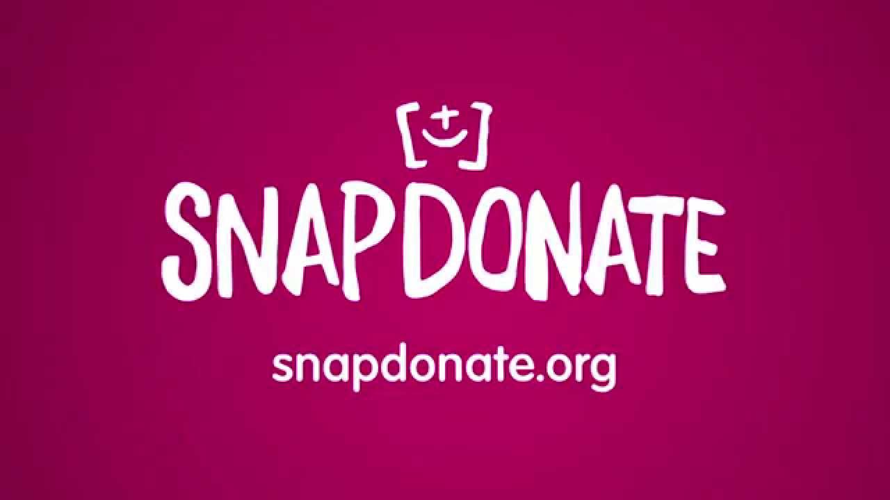 SnapDonate - winner of The JustGiving Tech for Good Award 2015